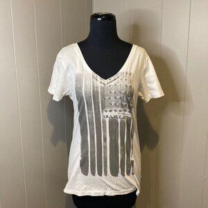 Oakley Medium V Neck T Shirt Graphic Print